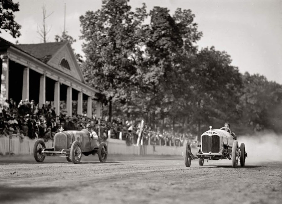 Auto racetrack, Rockville Fair, August 1923