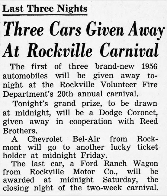 Rockville VFD Carnival